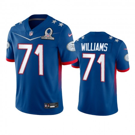 Herren San Francisco 49ers Trikot Trent Williams 71 Game 2022 NFC Pro Bowl Royal Herren San Francisco 49ers Trikot Trent Williams 71 Game 2022 NFC Pro Bowl Royal